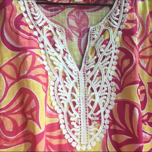 PAPAGALLO cotton tunic/ swim cover-up ⭐️NEW⭐️ - Picture 2 of 7